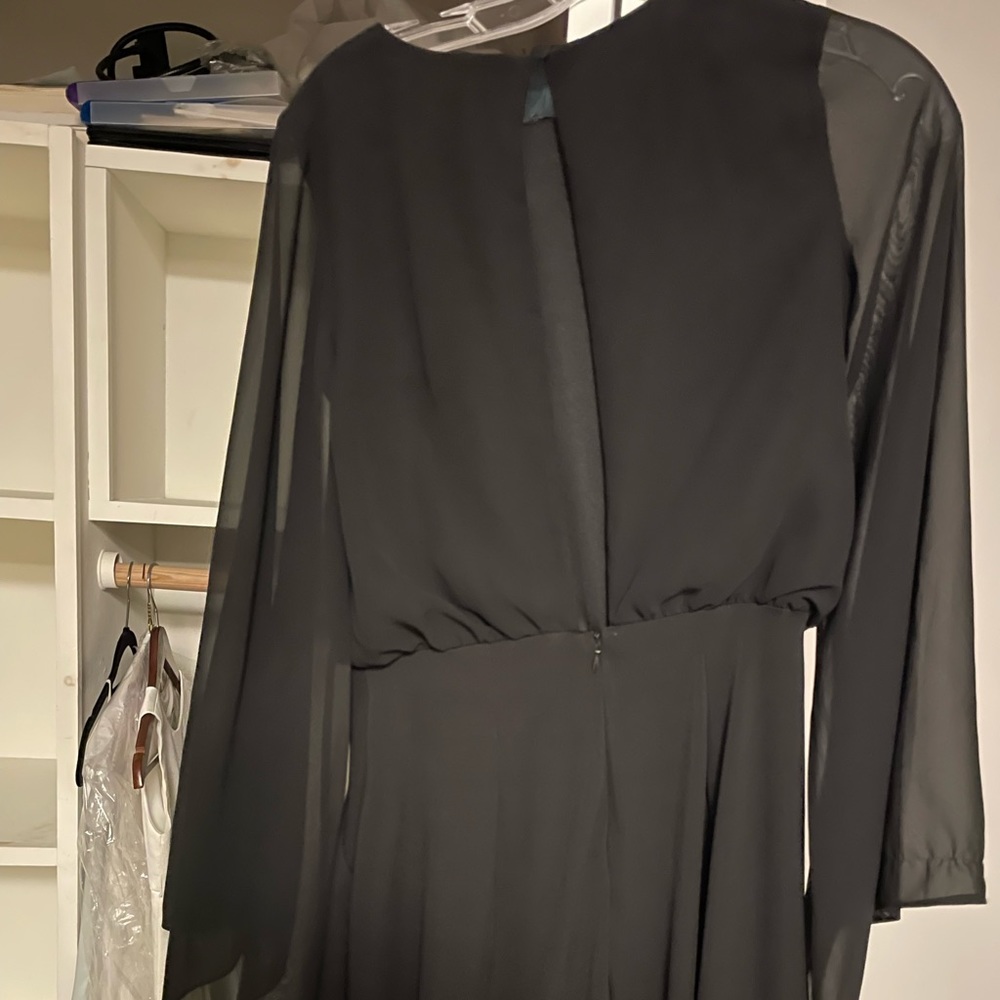 Topshop Black Backless Romper